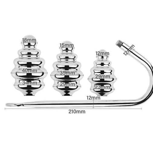 Hook Screw-in GreatBenefit 8826 Set Anal Ribbed 1206